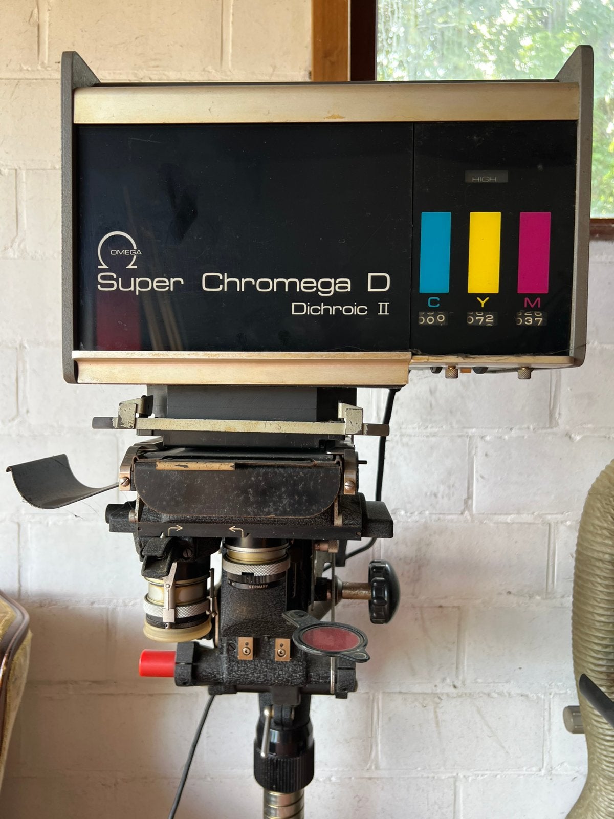 Super Omega D Dichroic II, Audio, Tv en Foto, Foto | Doka Apparatuur, Ophalen, Gebruikt, Complete dokaset, Draagbaar