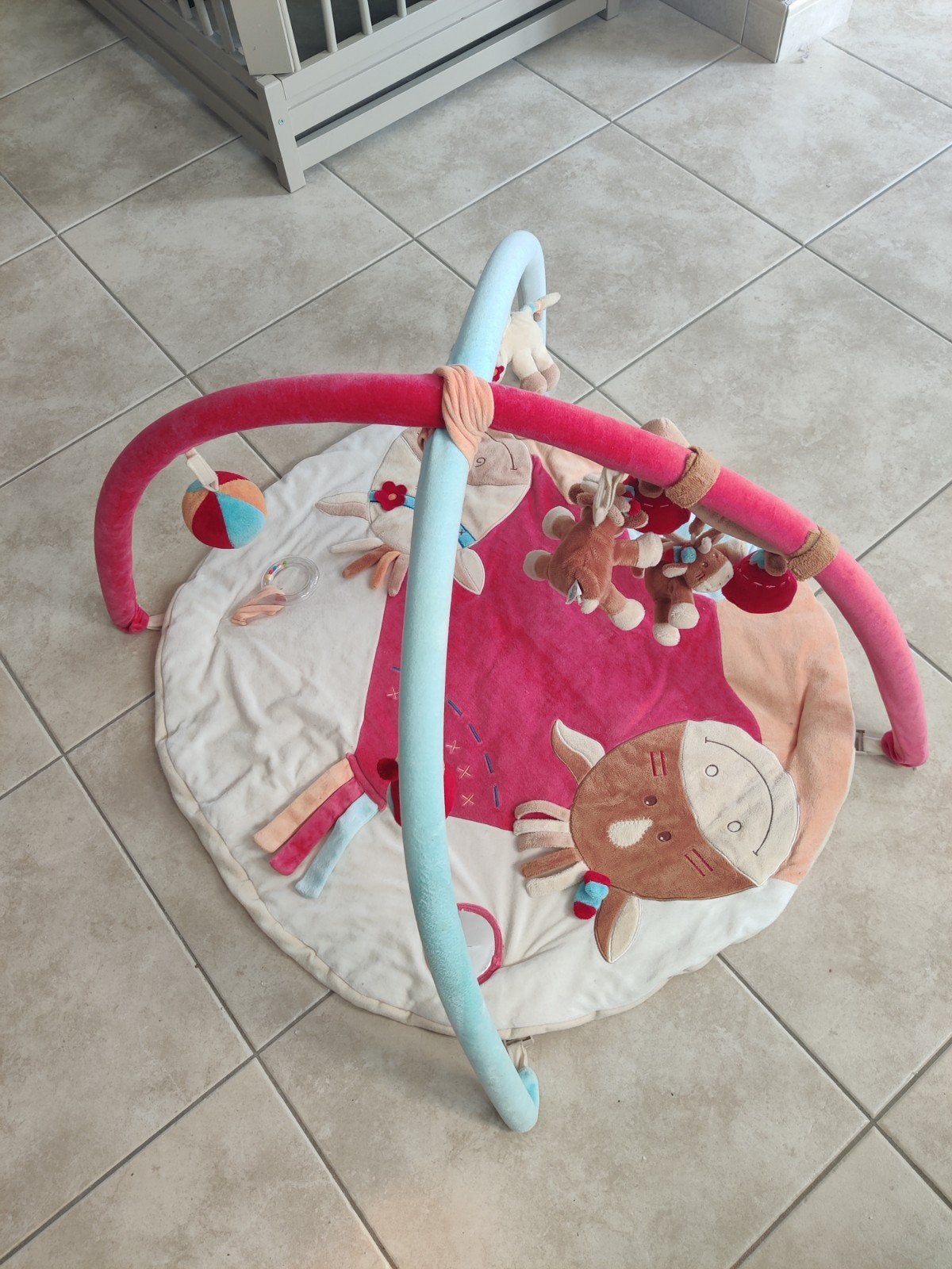 Speelmat met boog en speeltjes, Kinderen en Baby's, Ophalen, Gebruikt