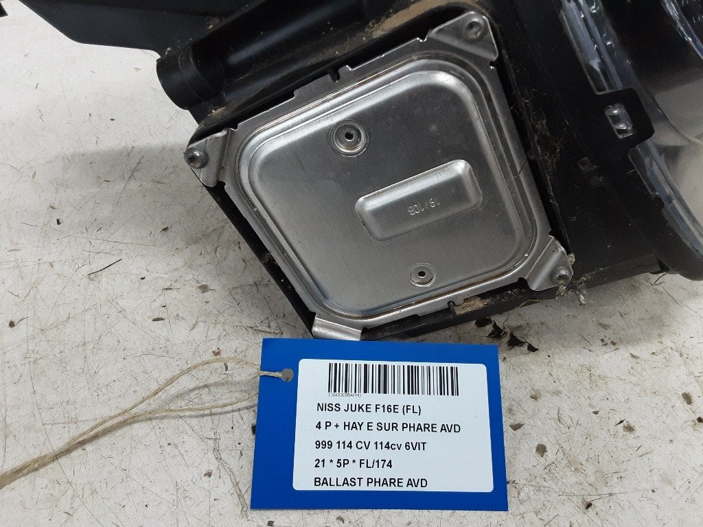 BALLAST DE PHARE XENON DROIT Nissan Juke (F16) (01-2019/-), Mevr. I. Hauben, Utilisé, Rue de l'Espoir 34 34
4030  GRIVEGNÉE, BE