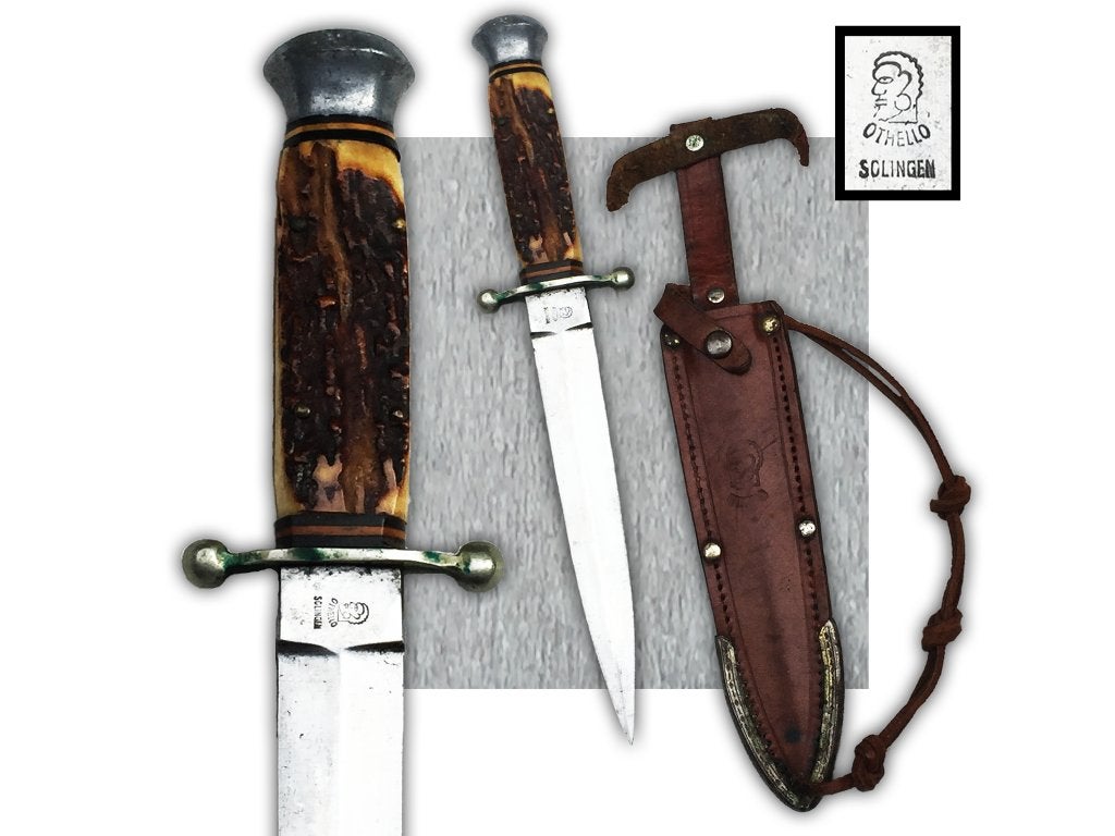 🚨1937 Rare Dague Chasse OTHELLO ANTON WINGEN Original, Collections, Objets militaires | Général, Enlèvement ou Envoi, Armée de terre