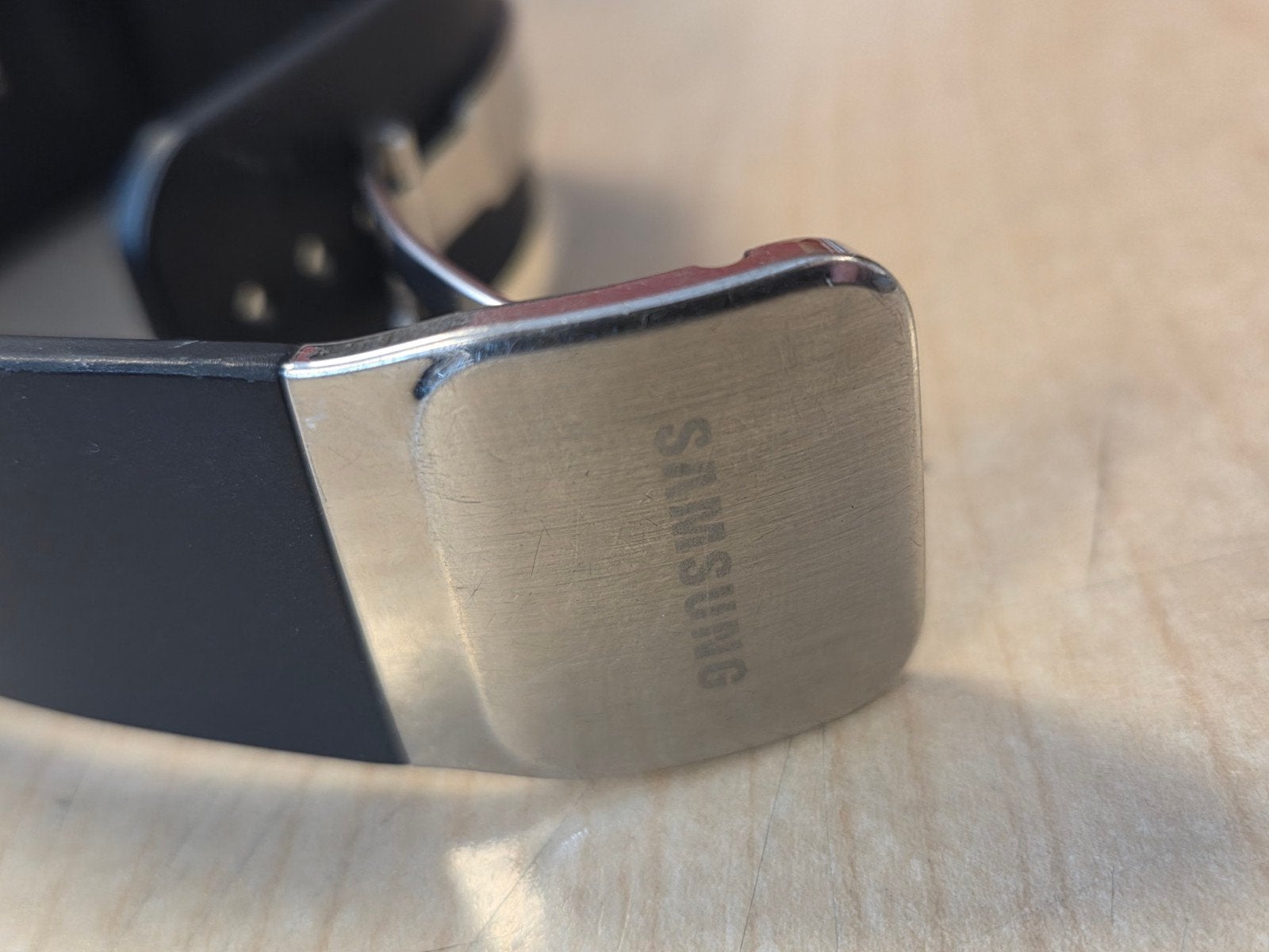 Samsung Gear S - SM-R750 - Bandje + Dummie, Ophalen of Verzenden, Nieuw, Zwart, Samsung Gear S