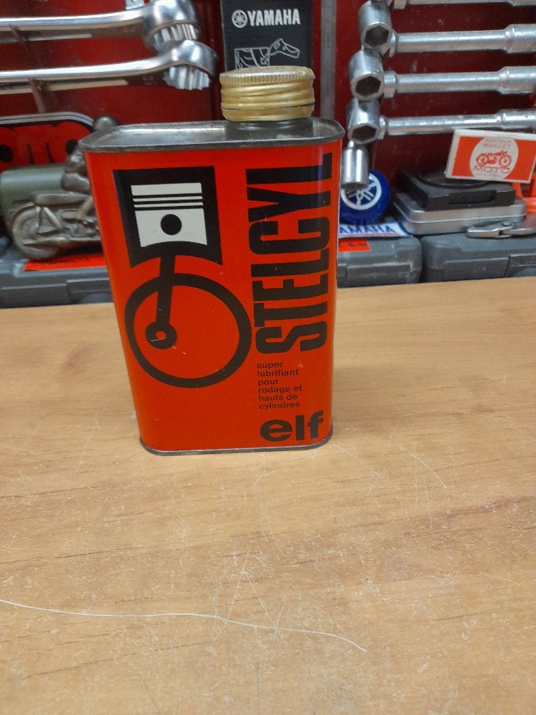 ancien bidon huile vide elf stecyl caltex, Envoi, Utilisé, Autres types