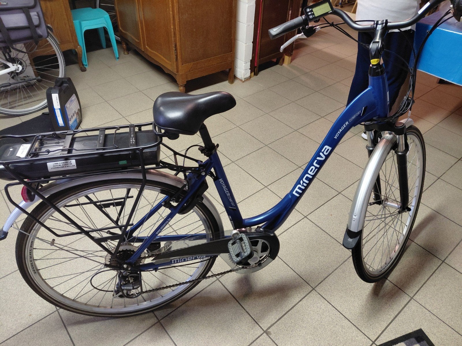 Minerva Voyager Comfort e-bikeMinerva Voyager Comfort e-bike, Vélos & Vélomoteurs, 51 à 55 cm, Enlèvement, Utilisé, Autres marques
