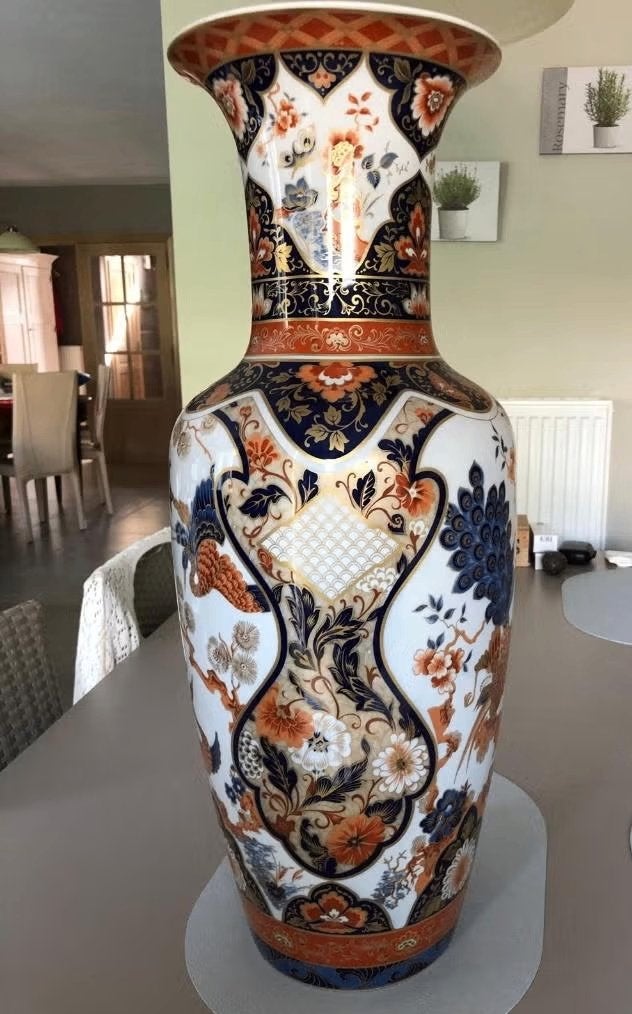 Prachtige Kaiser Porzellan vaas–Yokohama “Echt Kobalt”, Antiek en Kunst, Ophalen