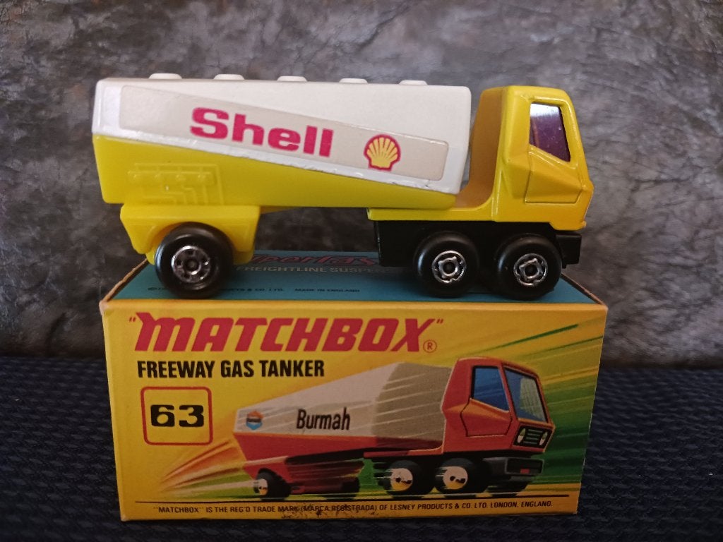 Matchbox  Superfast  63  Freeway Gas Tanker, Enlèvement ou Envoi, Matchbox