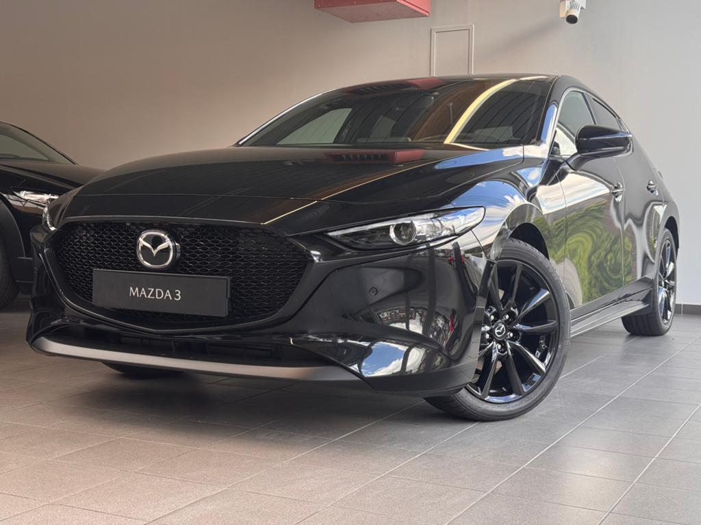 Mazda 3 Homura 2026, Auto's, Mazda, Voorwielaandrijving, Stof, Zwart, 5 deurs
