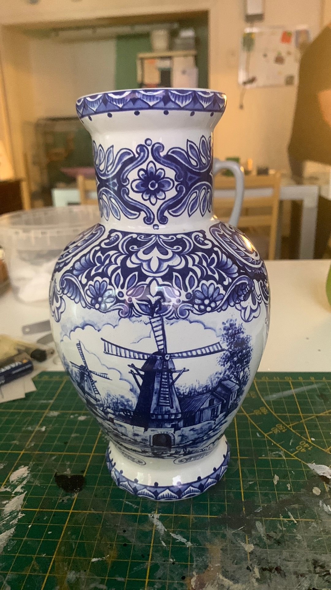 Delfts blauw vaasje, Antiek en Kunst, Antiek | Vazen, Ophalen