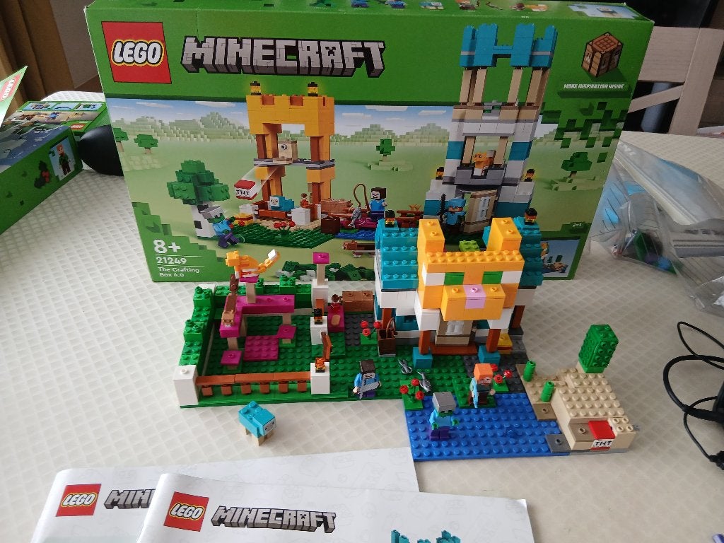 lego minecraft the crafting box 21249, Compleet, Minecraft, Lego, Ophalen of Verzenden