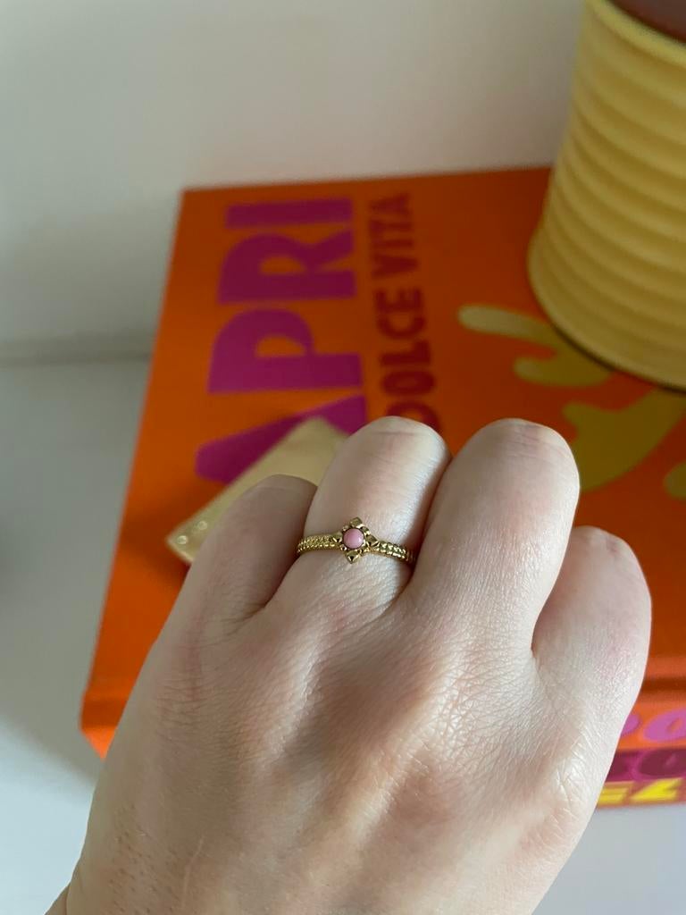 Bague Go Dutch Label, Bijoux, Sacs & Beauté, Bagues, Enlèvement ou Envoi, Rose, Fer ou Acier, Comme neuf