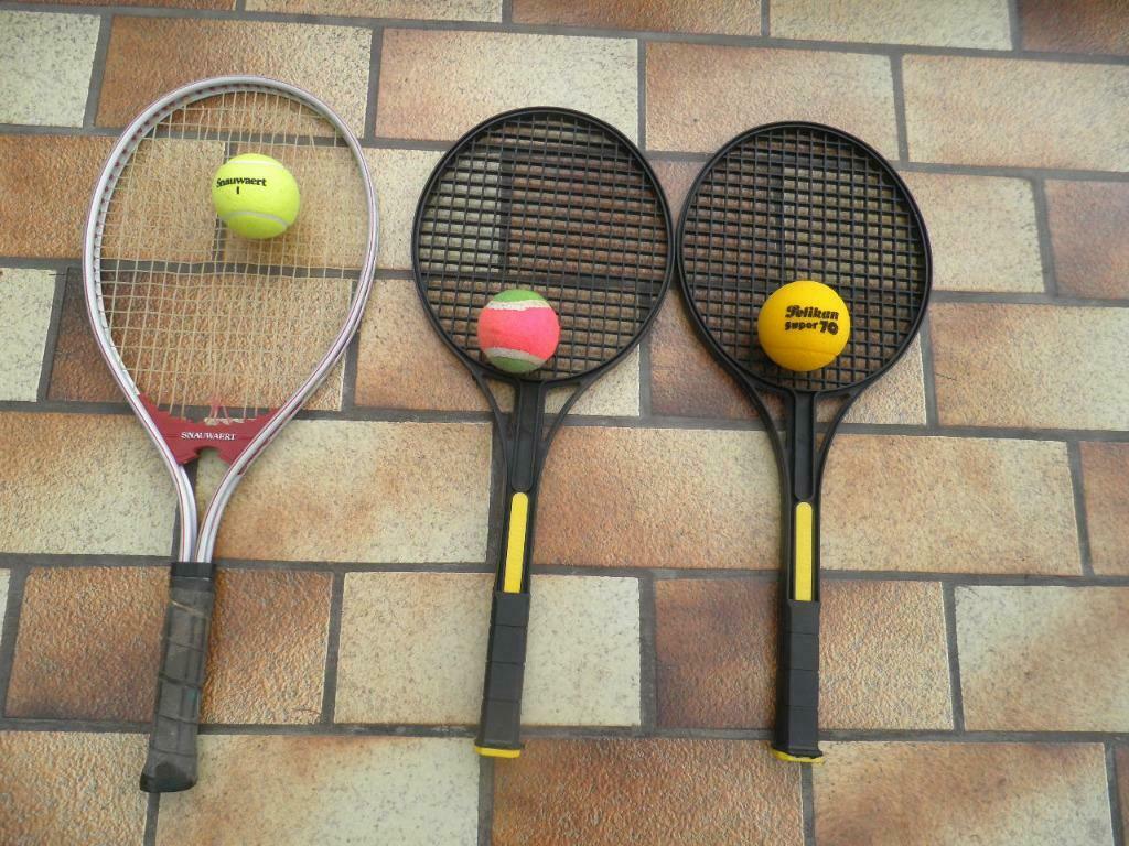 tennisracket, Ophalen, Gebruikt