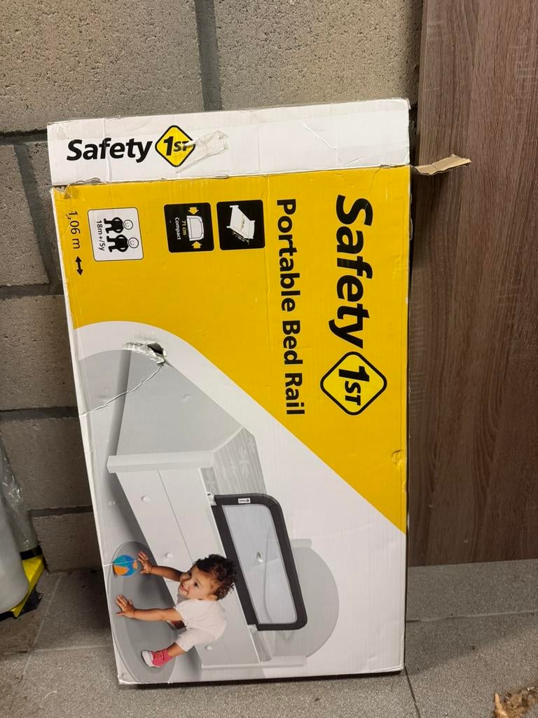 Barrière de lit Safety 1st - Sécurité maximale pour enfant, Enlèvement, Comme neuf