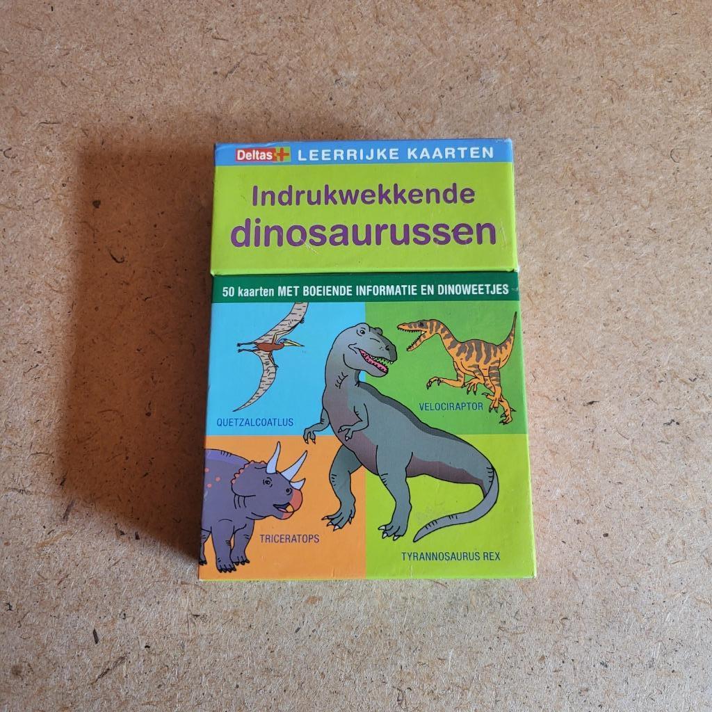 Leerrijke kaarten: Indrukwekkende dinosaurussen, Enlèvement ou Envoi, Comme neuf, Découverte