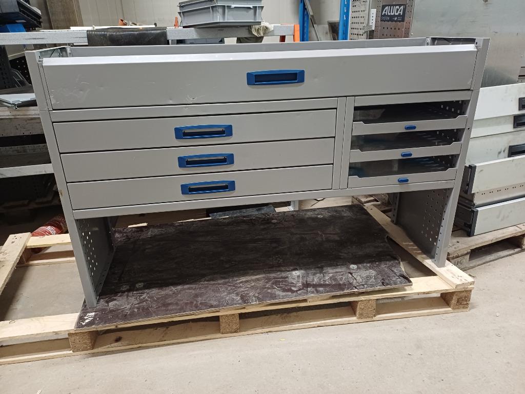 SERVICE SYSTEM KAST(1058)L 152 B 46 H 95 PRIJS € 349, Ophalen, Zo goed als nieuw