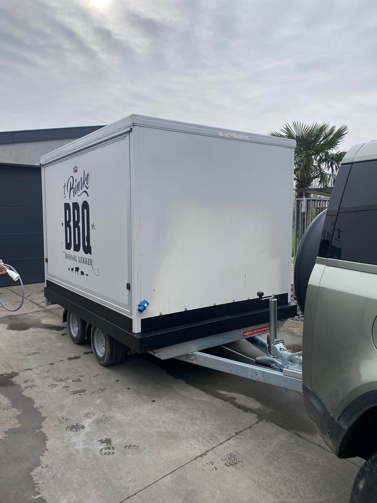 Foodtruck aangangwagen BBQ, Enlèvement, Comme neuf