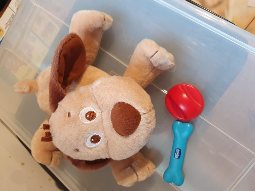 Interactieve hondenknuffel Chicco, Kinderen en Baby's, Speelgoed | Knuffels en Pluche, Ophalen, Gebruikt, Hond