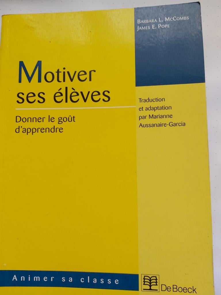Motiver ses élèves, Livres, Enlèvement ou Envoi, Neuf
