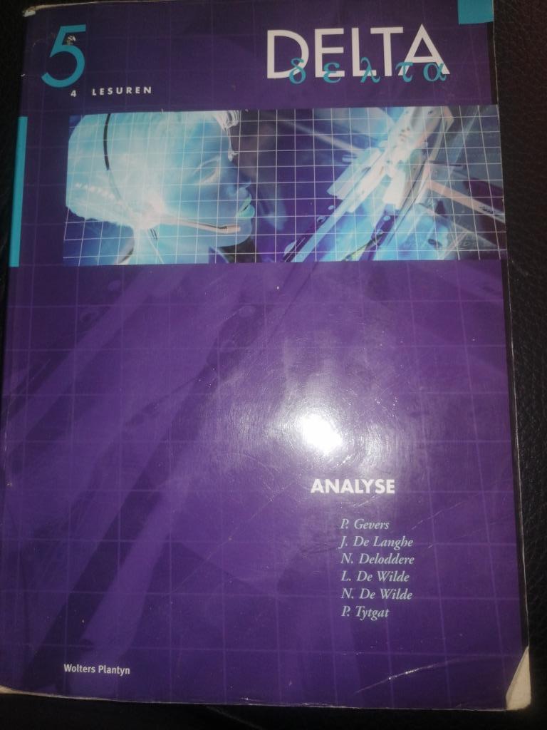 cursus delta 5 : analyse - met cd, Boeken, Ophalen of Verzenden, Zo goed als nieuw
