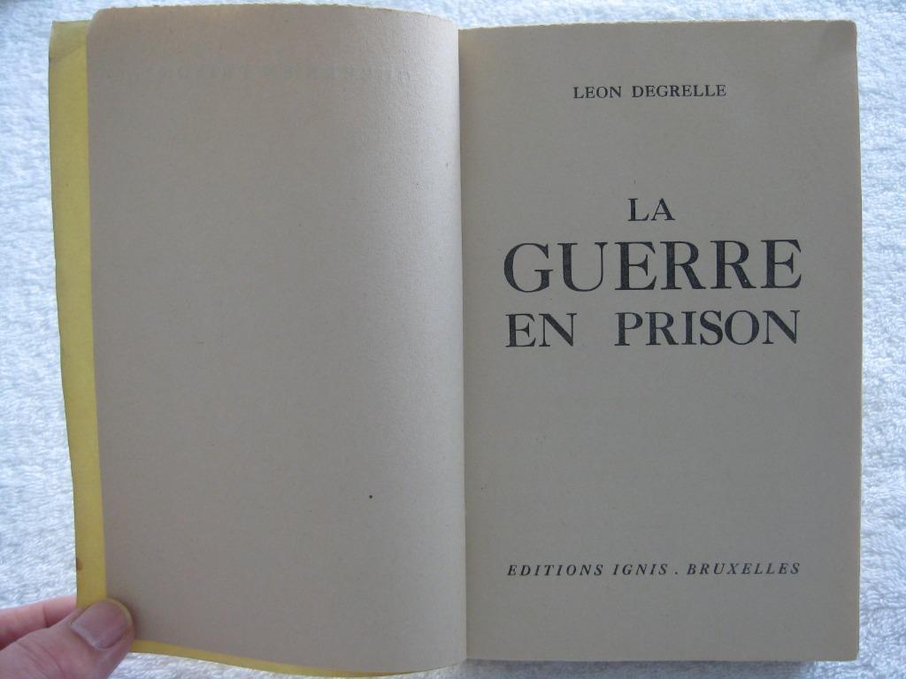 Degrelle – 1941 - peu courant - collector, Ophalen of Verzenden, Gelezen, Algemeen