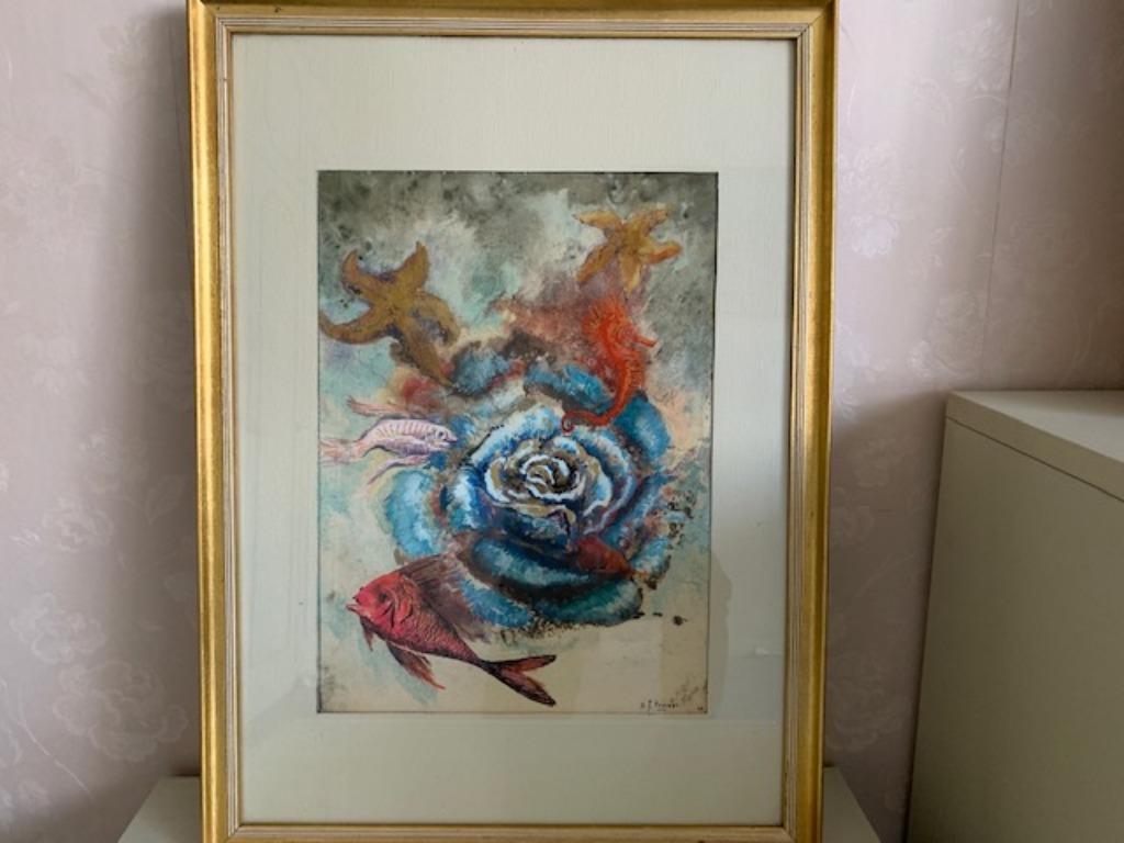 tableau du peinte Dupuis-Pricope, Antiquités & Art, Enlèvement