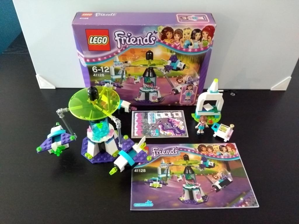 Lego Friends 41128 Le manège spatial du parc d'attractions, Enlèvement ou Envoi, Comme neuf, Ensemble complet, Lego