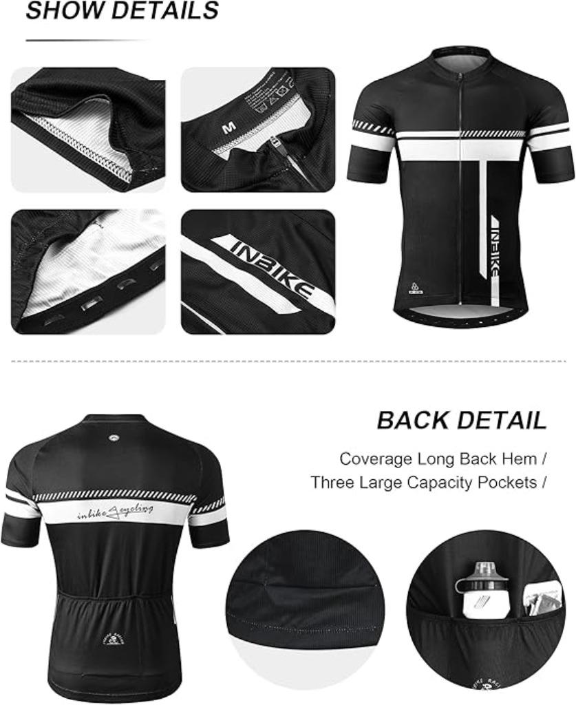 INBIKE Fietsshirt en fietsbroek SNELLE GRATIS LEVERING, Verzenden, Nieuw, L, Heren