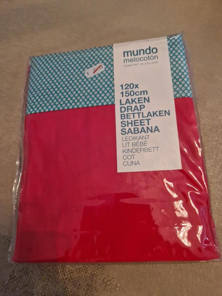 Nieuw laken babybed 120 x 150 cm, Ophalen