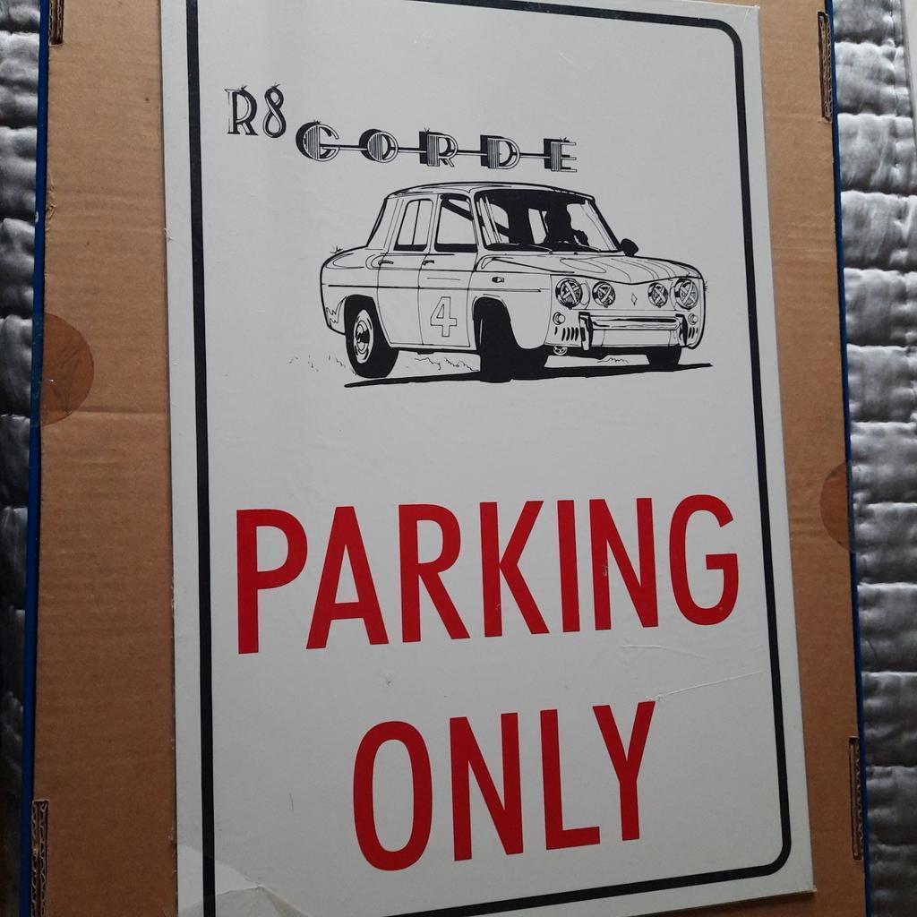 RENAULT 8 GORDINI muurbord *NIEUW*MOOI en DECORATIEF, Ophalen, Nieuw