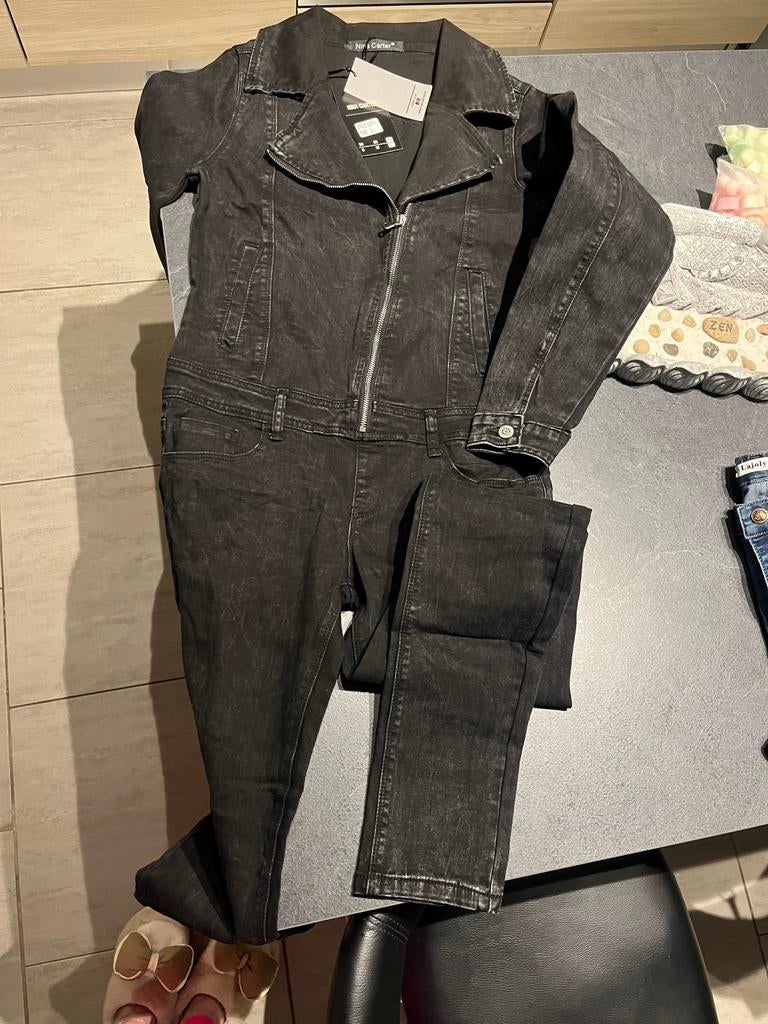 Combipantalon noire élasthanne T40 neuf, Enlèvement ou Envoi, Neuf, Taille 38/40 (M), Noir