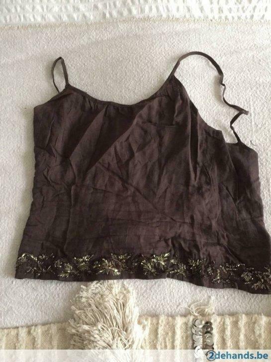 Geborduurde top Dries Van Noten, Porté, Taille 38/40 (M)