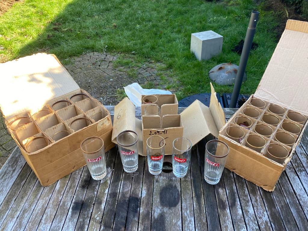 Wiels - verres a biere de collection, Collections, Marques de bière, Enlèvement, Utilisé