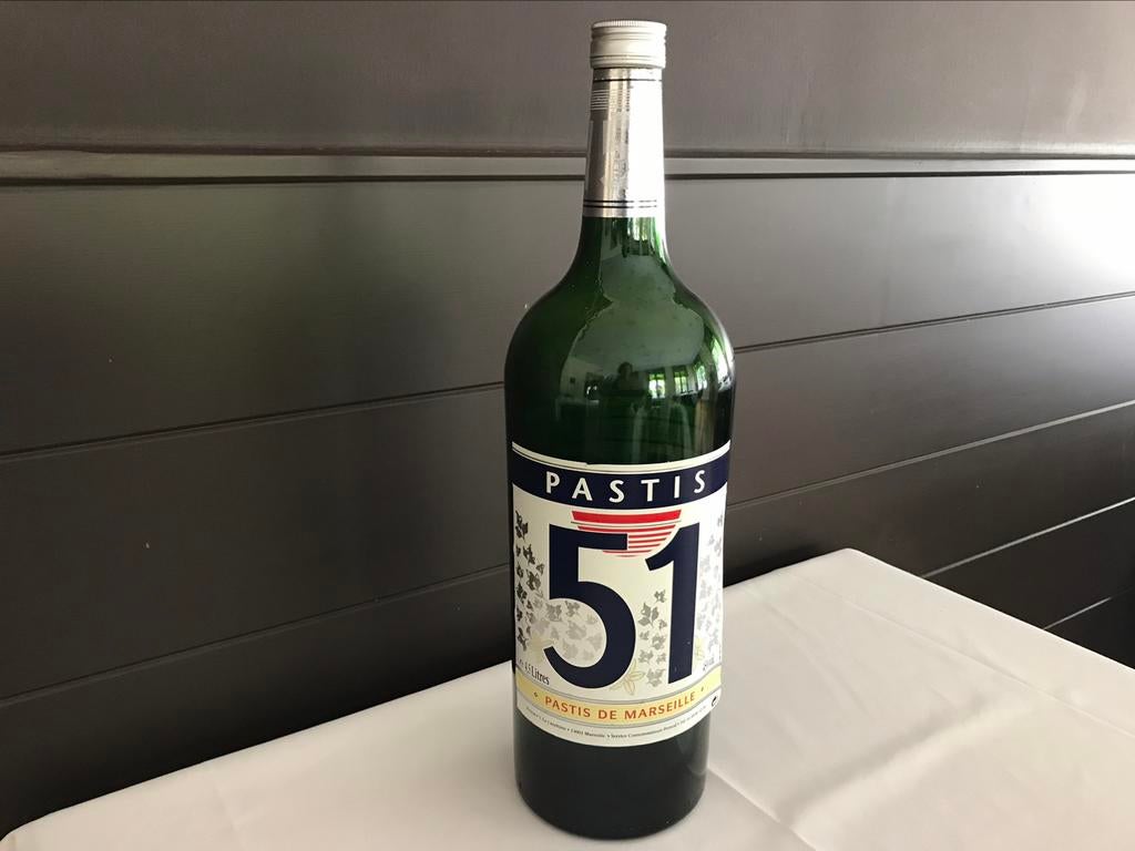 Bouteille vide de Pastis 51 4,5 L, Collections, Enlèvement ou Envoi, Utilisé
