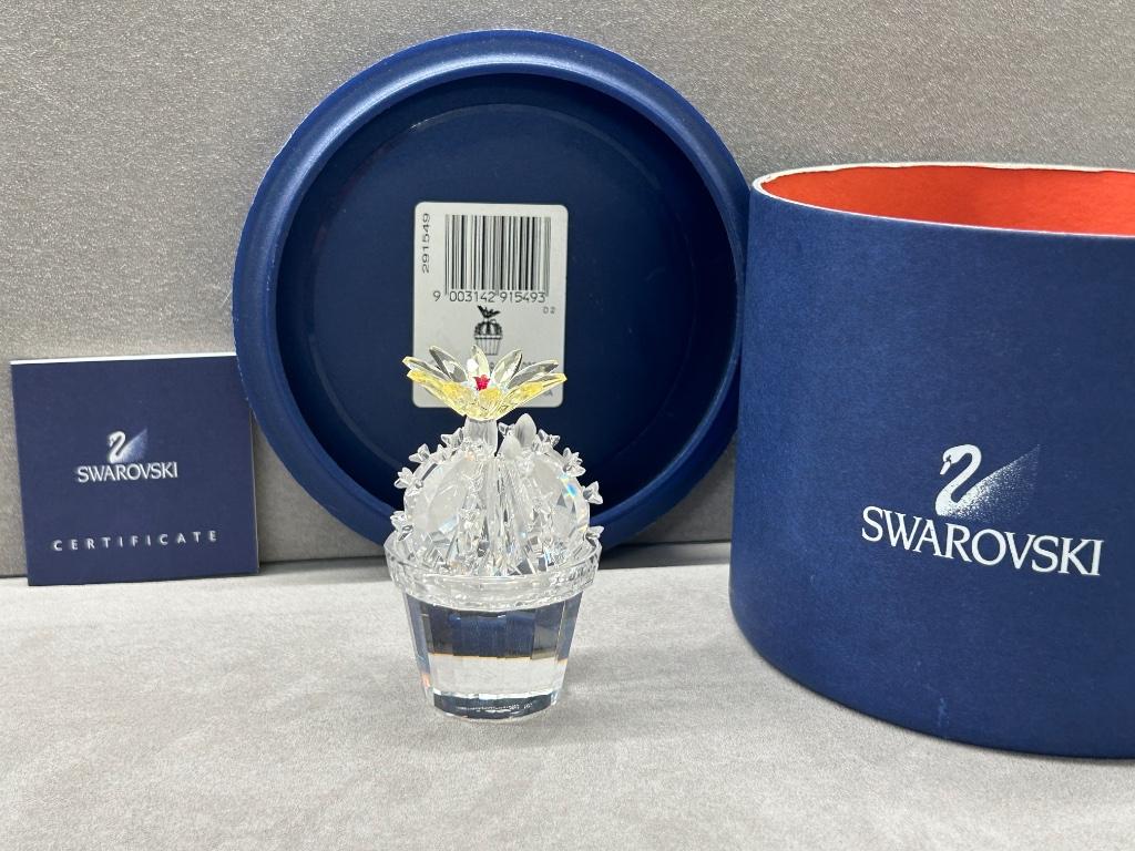 Swarovski bloeiende Cactus, Enlèvement ou Envoi, Neuf, Figurine