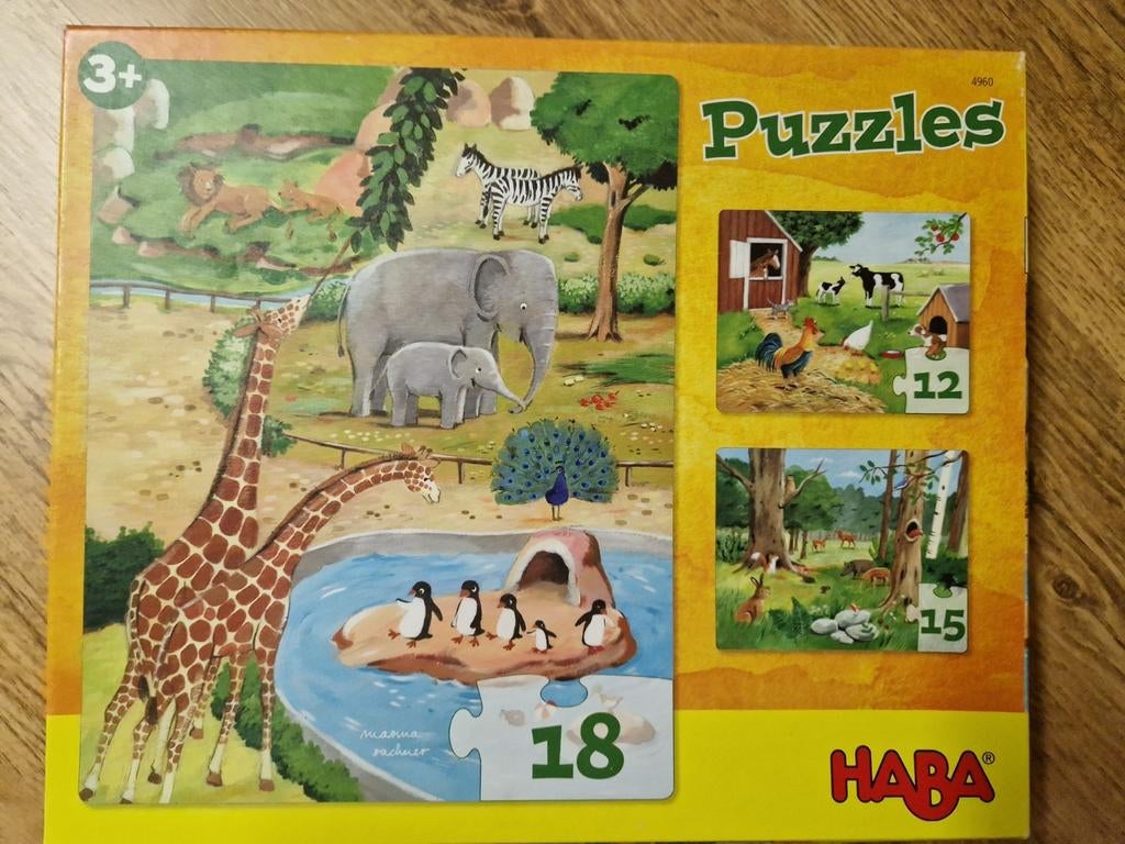Haba puzzel vanaf 3 jaar, Ophalen, Zo goed als nieuw