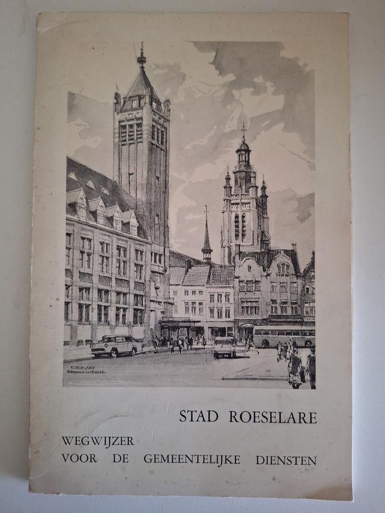 Stad Roeselare wegwijzer voor de gemeentelijke diensten, Enlèvement ou Envoi, Comme neuf