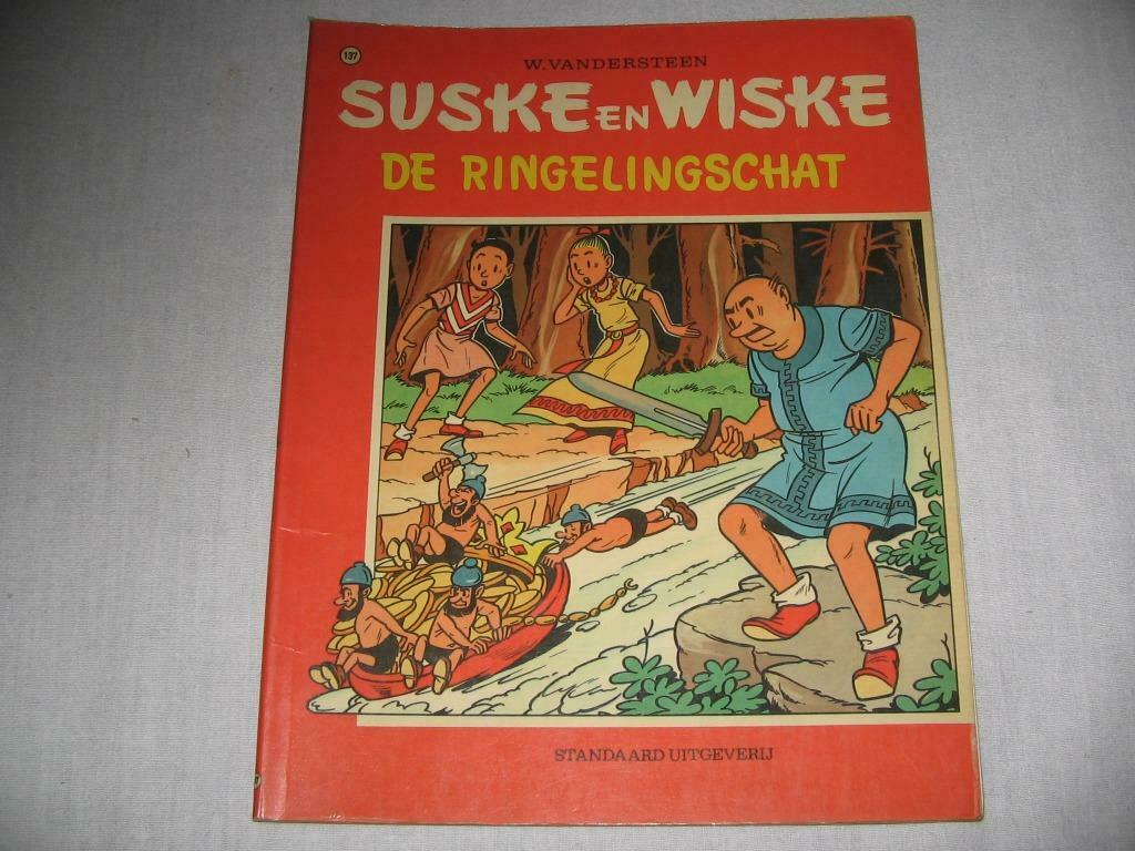 Suske en Wiske nr.137: De ringelingschat - eerste druk, Boeken, Stripverhalen, Gelezen, Eén stripboek, Verzenden