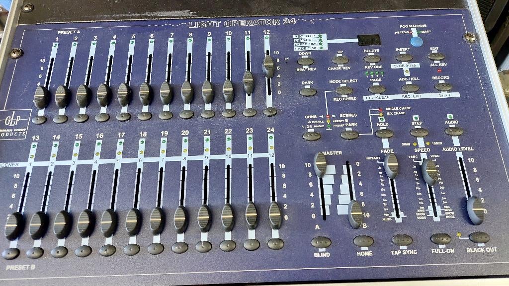 dimmer en lichttafel, Muziek en Instrumenten, Ophalen, Gebruikt, Geluidgestuurd