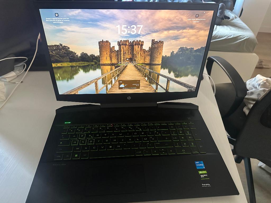 HP pavilion 17 gaming laptop zwart, Computers en Software, Hp, Ophalen of Verzenden, Zo goed als nieuw, Gaming