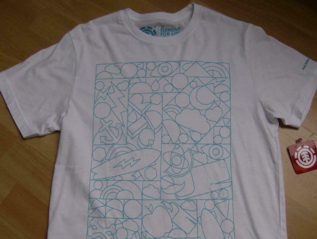 t-shirt wit merk element - maat xs - nieuw duur in aankoop, Kleding | Heren, T-shirts, Wit, Nieuw, Ophalen of Verzenden, Element
