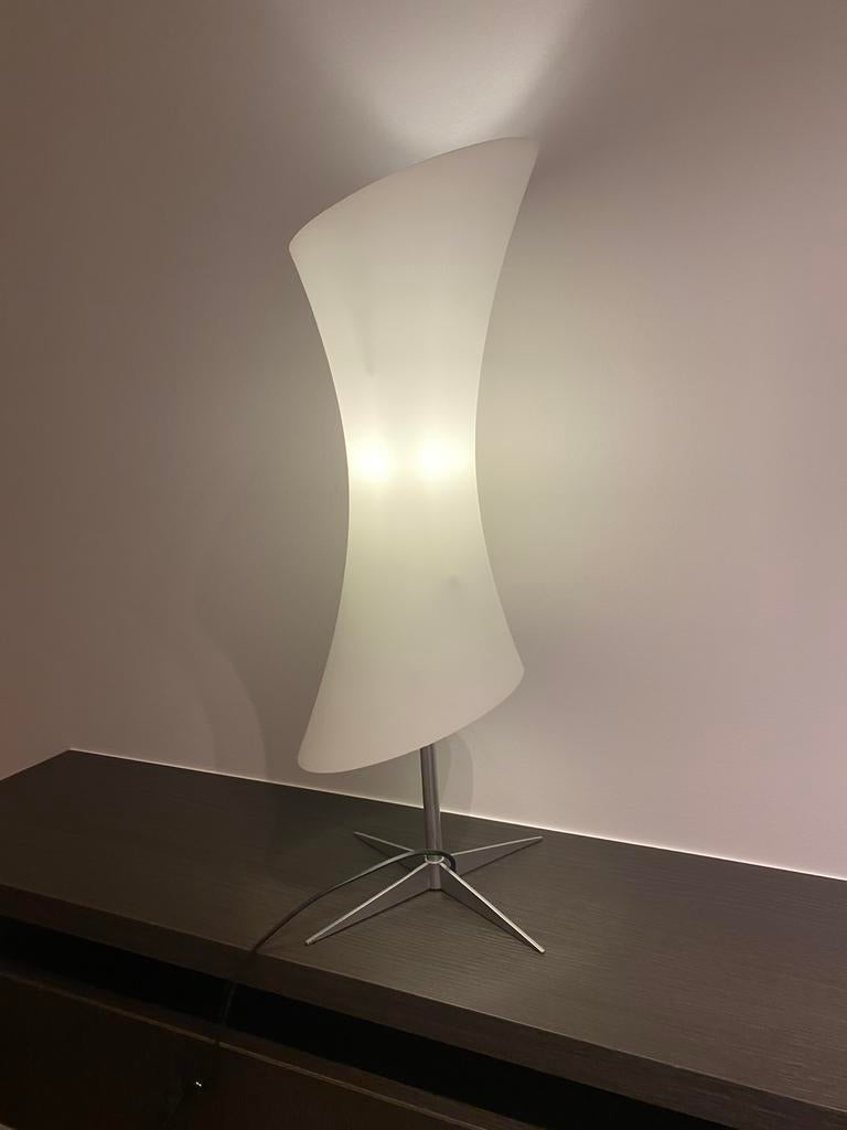 Vintage Enzo Panzeri design tafellamp - model Lucilla, Ophalen, Zo goed als nieuw