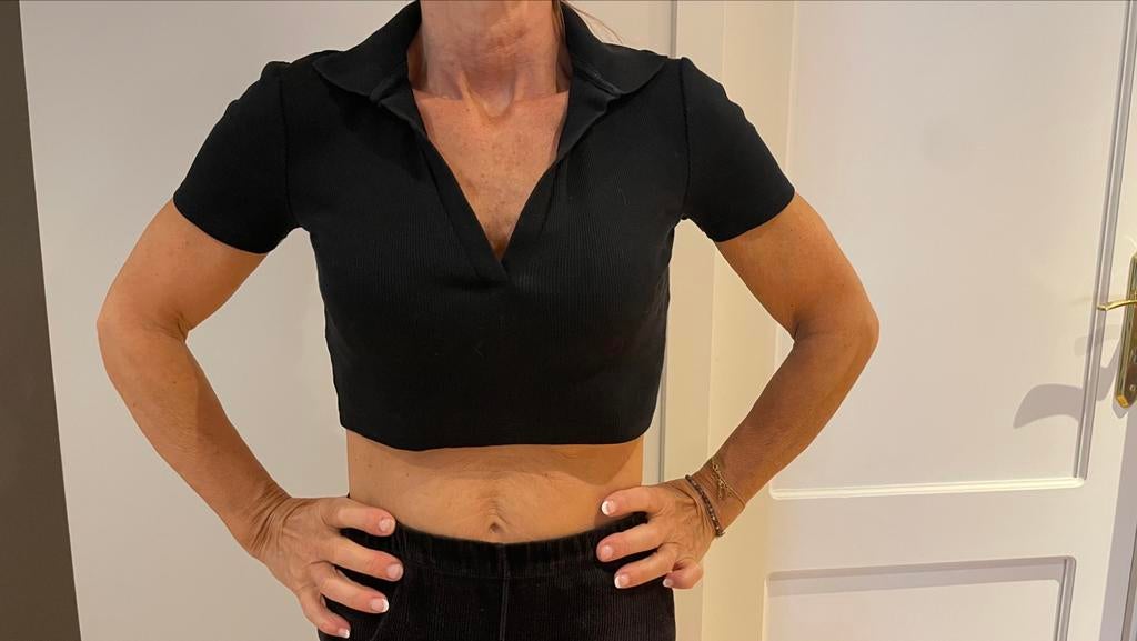 Top Zara taille M noir, Kleding | Dames, Topjes, Maat 38/40 (M), Zwart, Ophalen of Verzenden, Zo goed als nieuw
