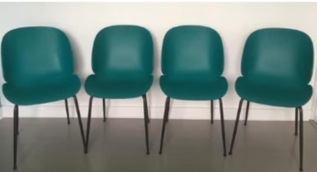 Design stoelen, Ophalen, Blauw, Nieuw, Vier