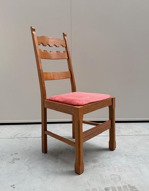 Razor back stoel, Huis en Inrichting, Ophalen, Gebruikt, Bruin, Vijf, Zes of meer stoelen