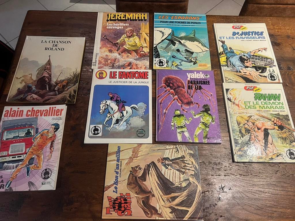 Lot de 9 anciennes bandes dessinées ou a la piece, Enlèvement ou Envoi
