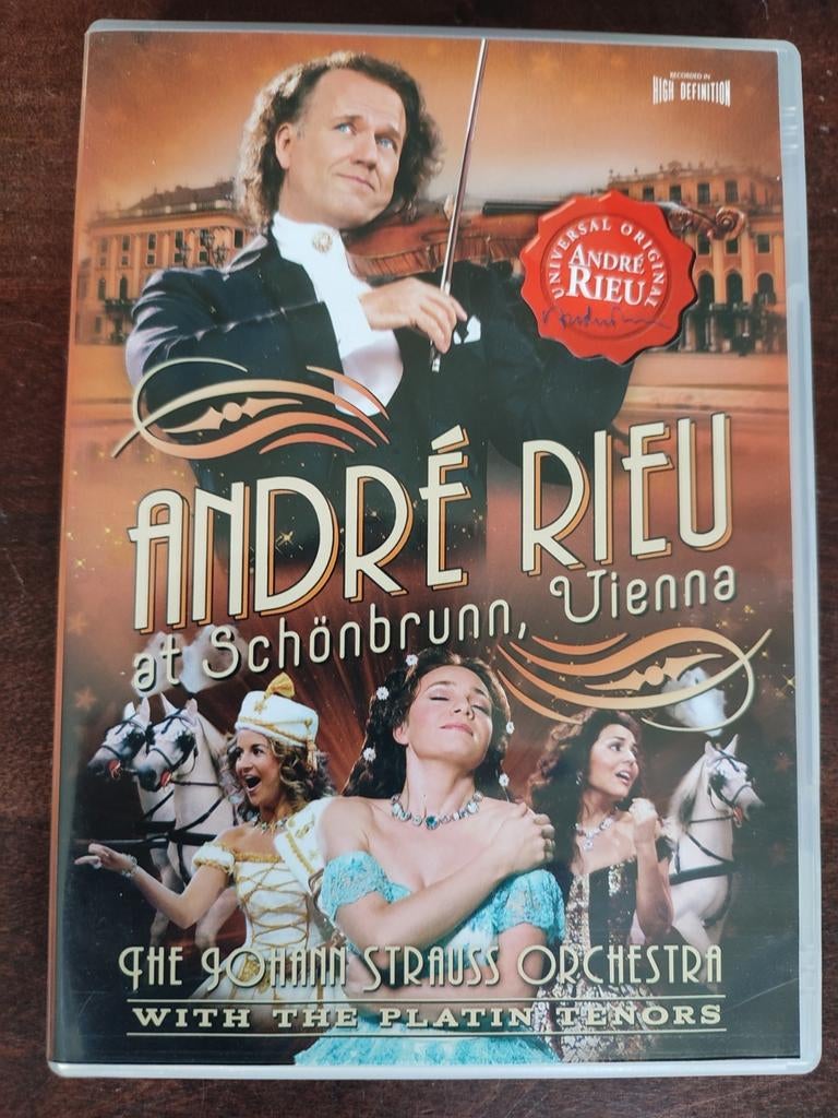 DVD : ANDRE RIEU - AT SCHONBRUNN, VIENNA, Cd's en Dvd's, Ophalen of Verzenden, Zo goed als nieuw