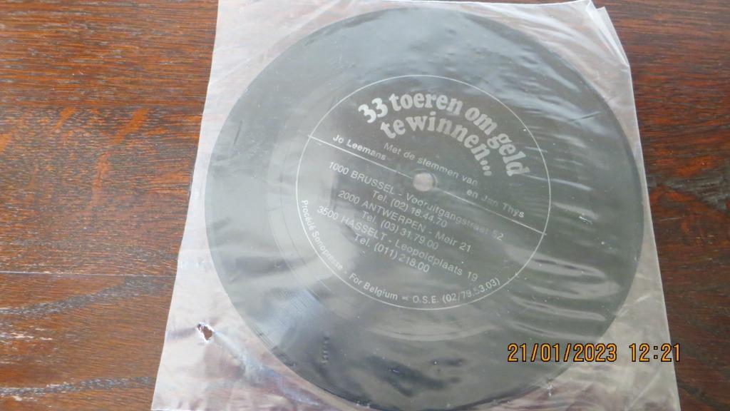 33 tours pour gagner de l'argent VINTAGE ADVERTISING disque, Enlèvement ou Envoi, Neuf, Autres types