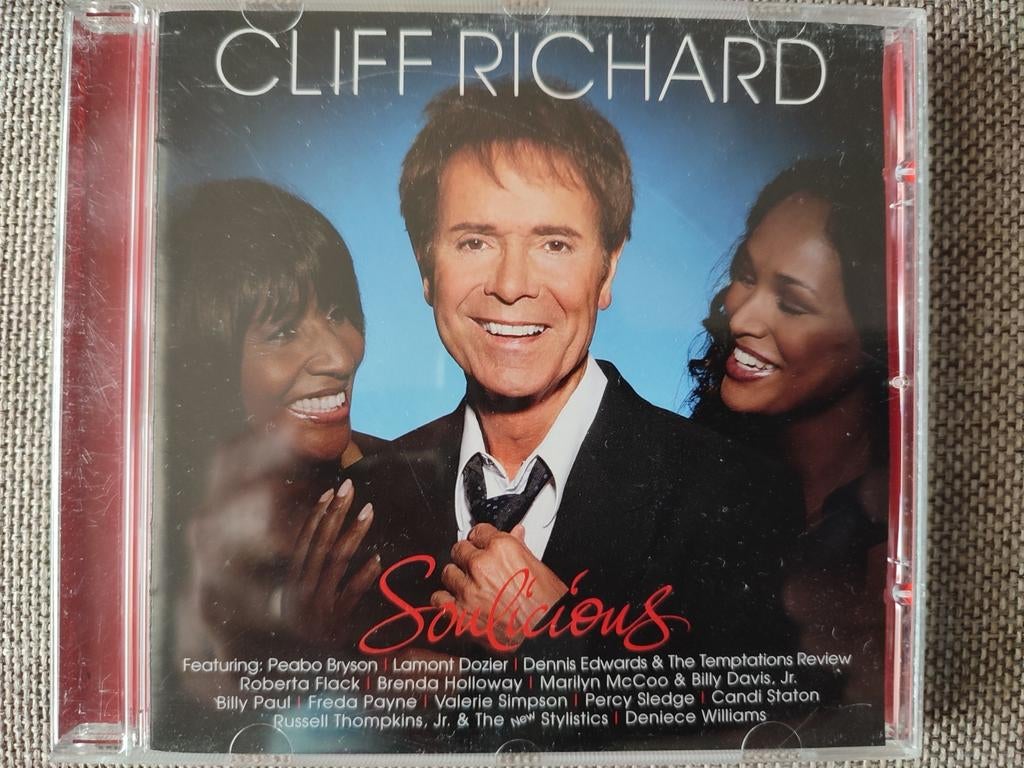 CD : CLIFF RICHARD - SOULICIOUS, Ophalen of Verzenden, Zo goed als nieuw
