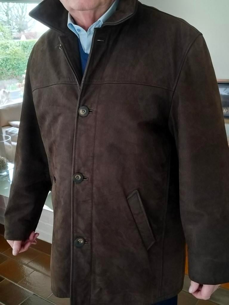 HERENJAS BRUIN OAKWOOD Solid Leather Style Titanium, Ophalen, Bruin, OAKWOOD, Maat 56/58 (XL)