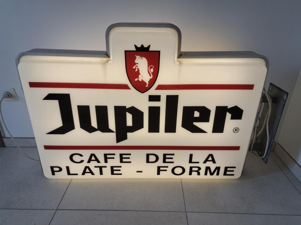 Enseigne lumineuse JUPILER (123 x 80 x 19 cm), Enlèvement, Utilisé, Panneau publicitaire