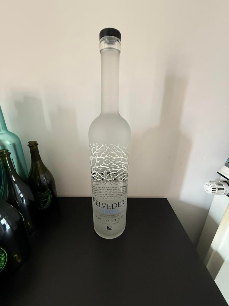1 lege Belvedere fles van 3 liter, Ophalen of Verzenden