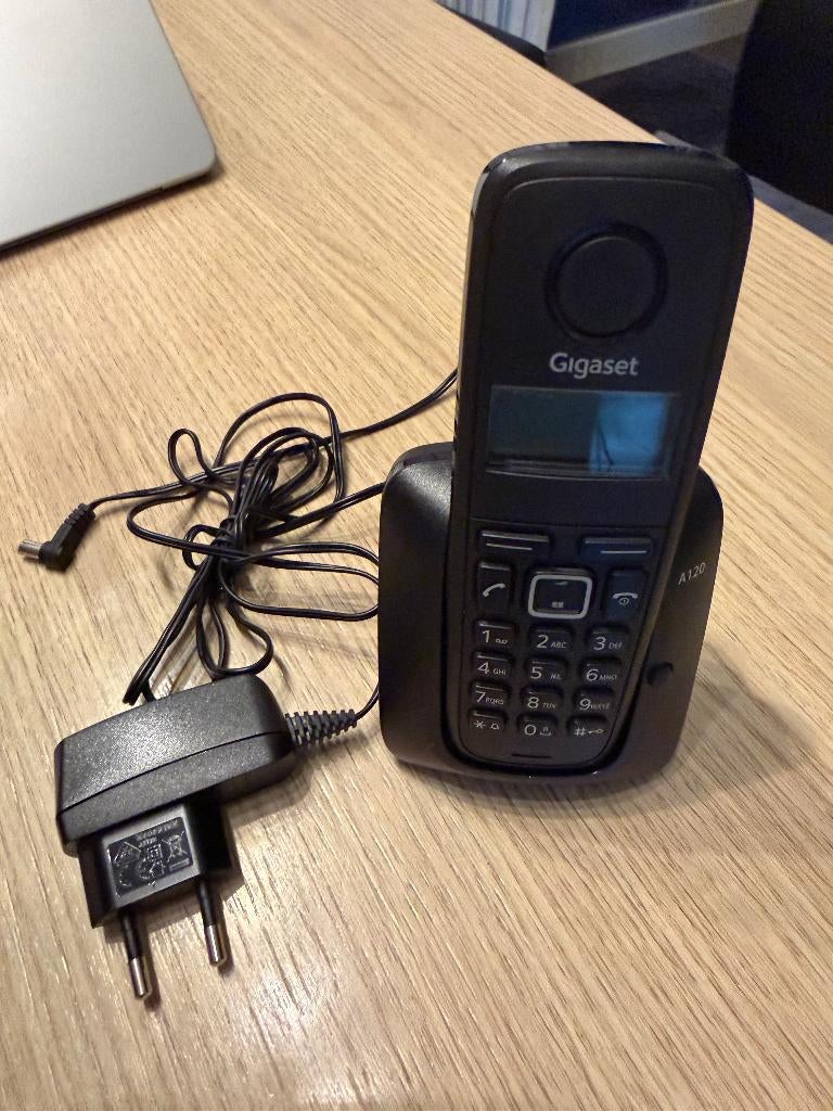 Siemens draagbare telefoon Gigaset A120, Telecommunicatie, Vaste telefoons | Handsets en Draadloos, Ophalen, Zo goed als nieuw
